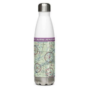 Burns Aerodrome (AR17) VFR Sectional Water Bottle