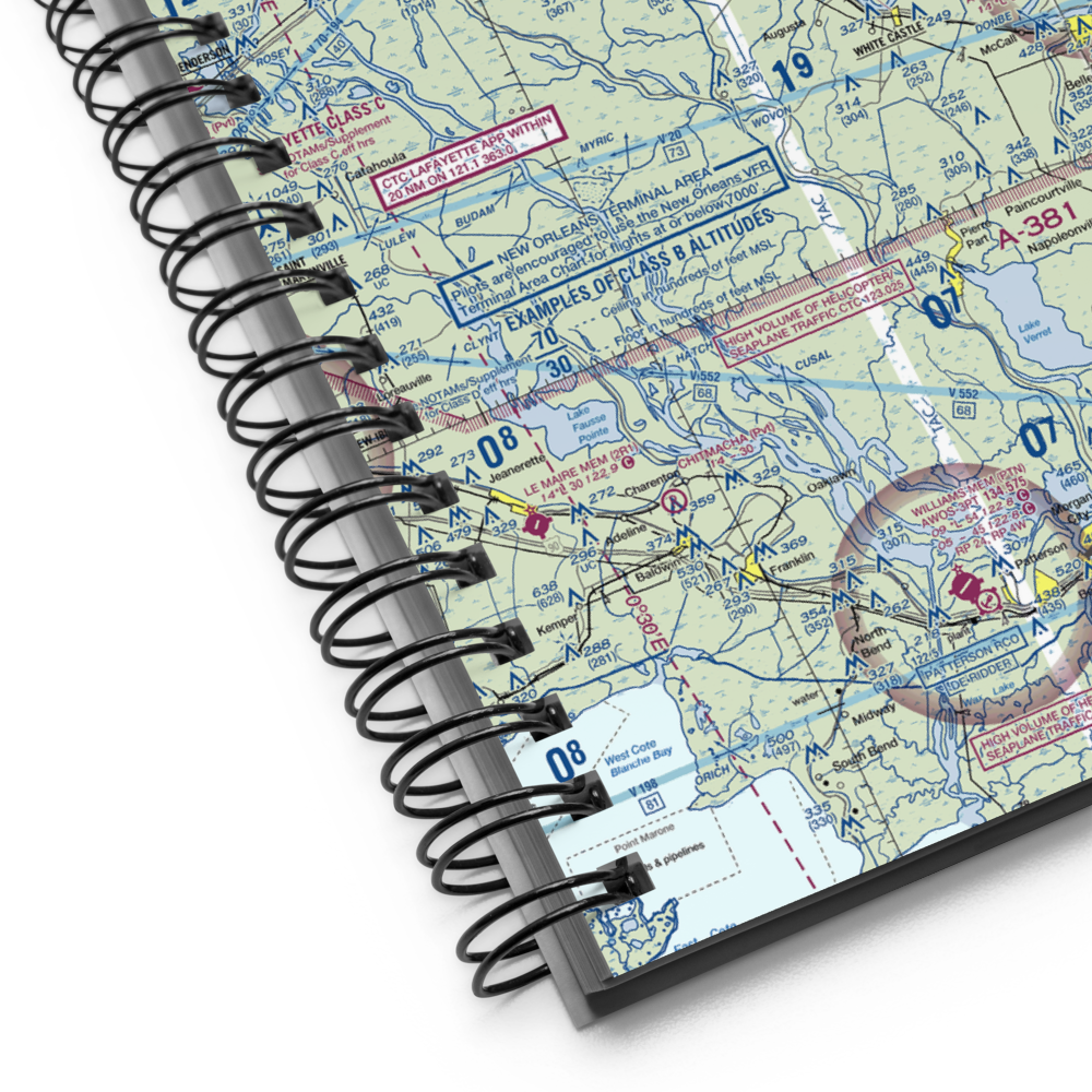 Wilbert Airport (LA15) VFR Sectional Notebook 