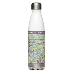 Pine Village Airport (AR34) VFR Sectional Water Bottle