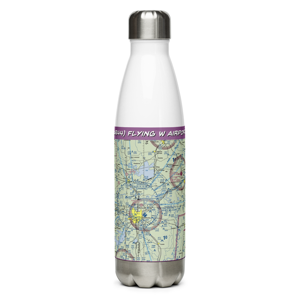 Flying W Airport (AR44) VFR Sectional Water Bottle 