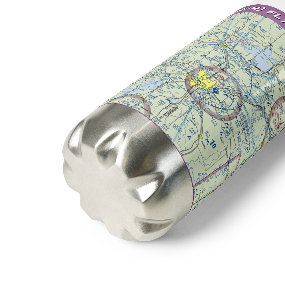 Flying W Airport (AR44) VFR Sectional Water Bottle 