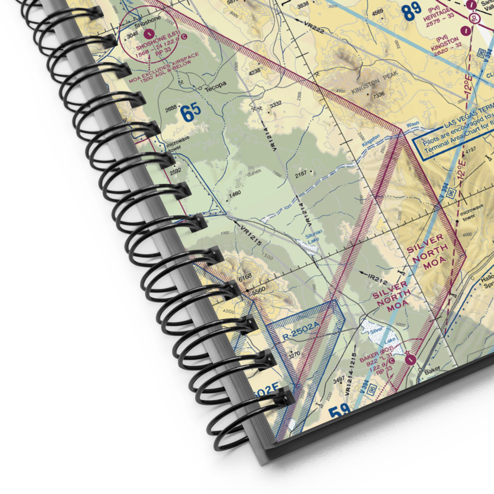 Hidden Hills Airport (L57) VFR Sectional Notebook 
