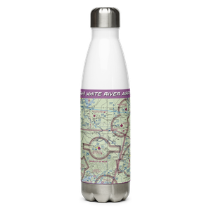White River Airport (AR64) VFR Sectional Water Bottle