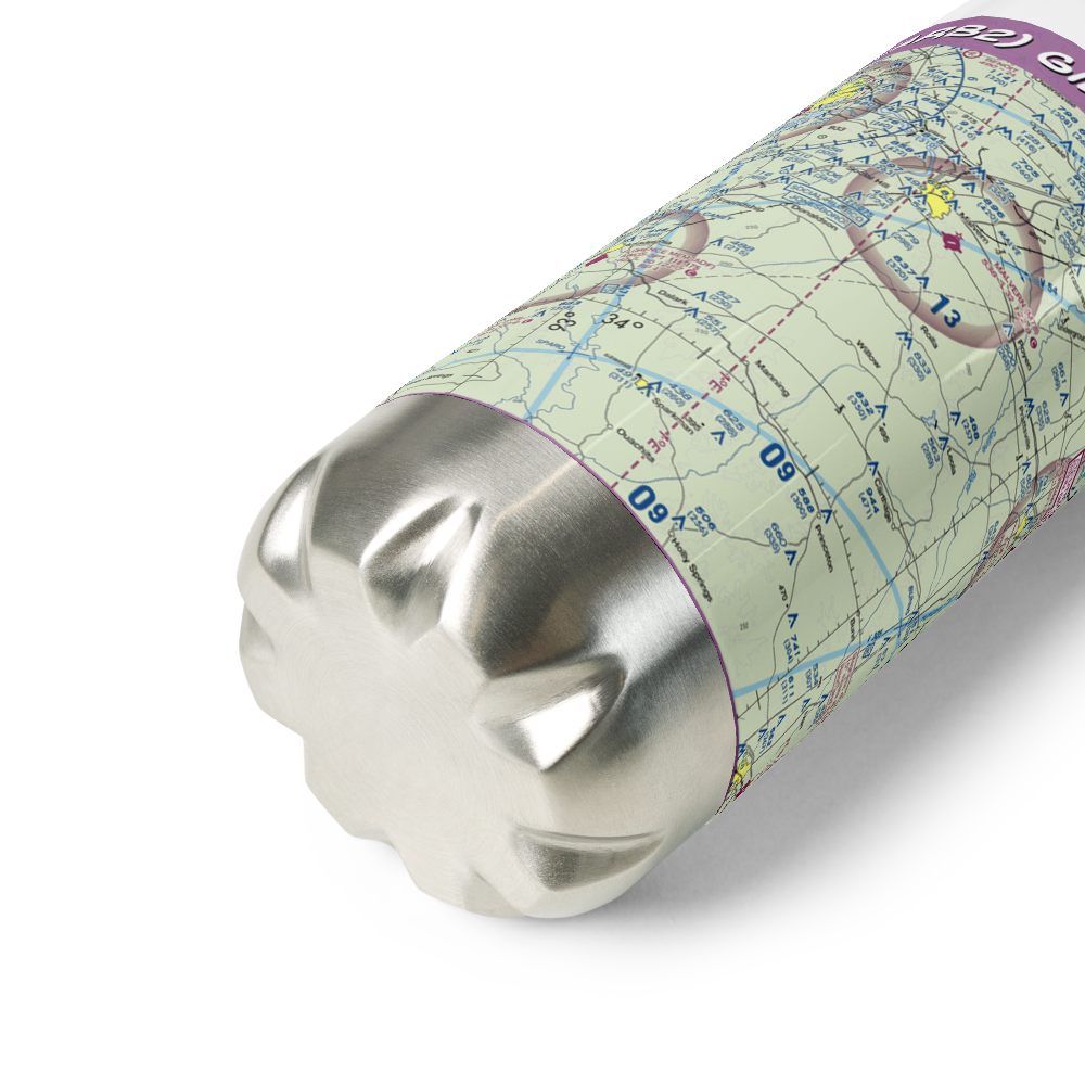 Gillespie Strip (AR82) VFR Sectional Water Bottle 