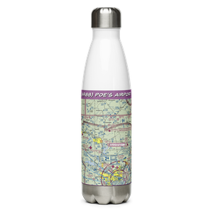 Poe's Airport (AR88) VFR Sectional Water Bottle