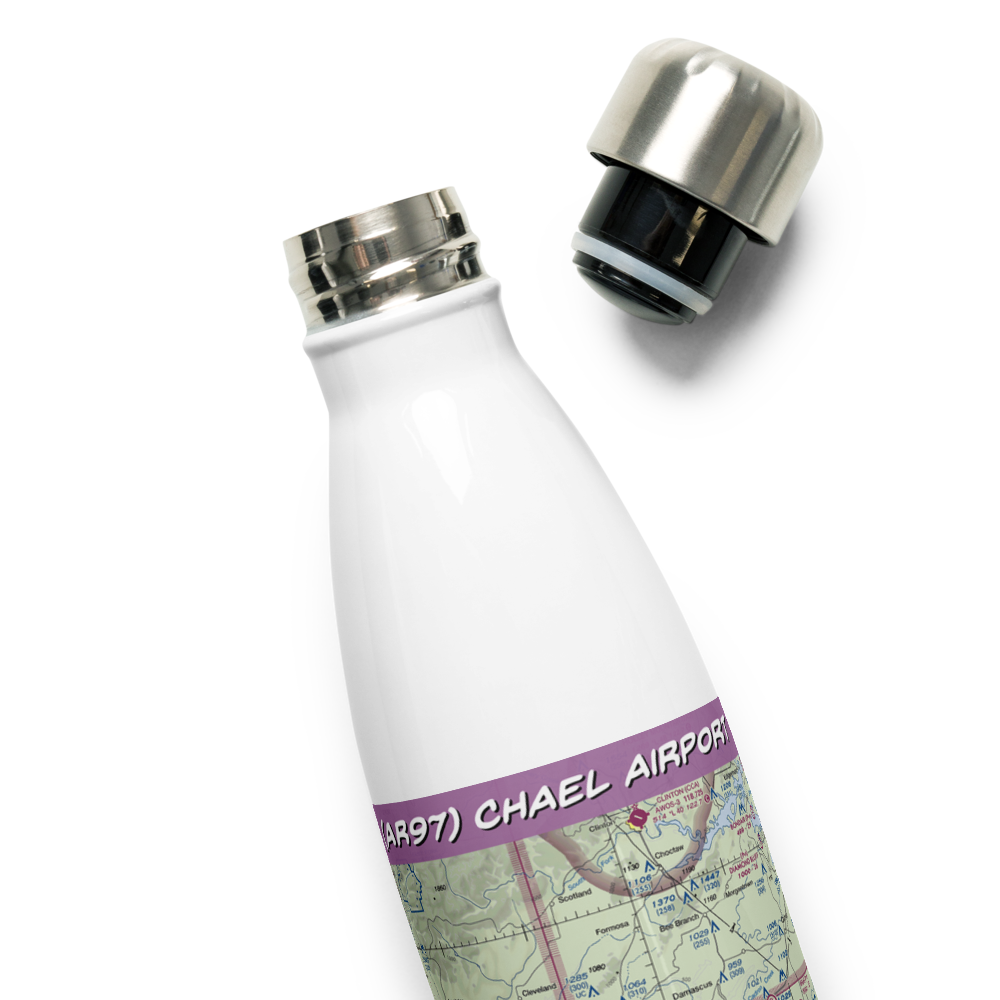 Chael Airport (AR97) VFR Sectional Water Bottle 