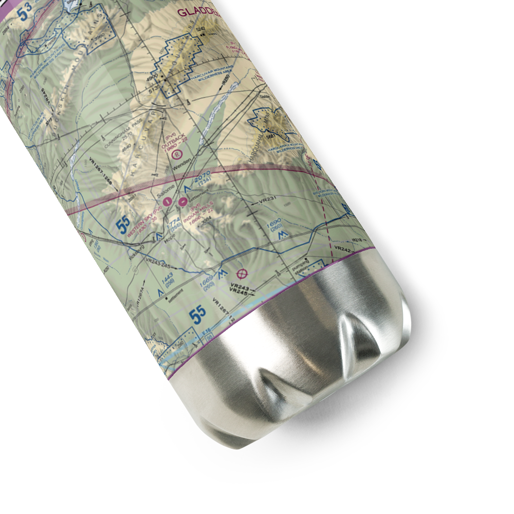 Outback Ranch Airstrip (AZ01) VFR Sectional Water Bottle 