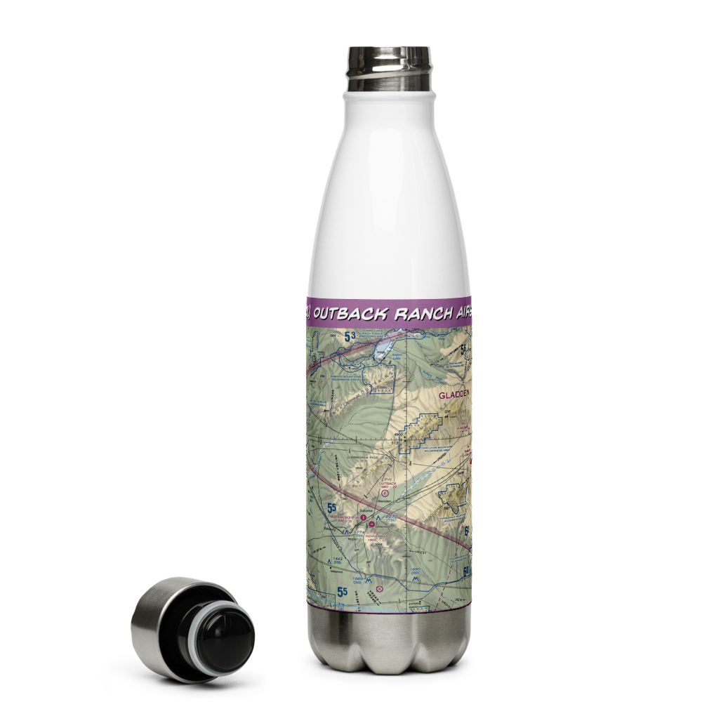 Outback Ranch Airstrip (AZ01) VFR Sectional Water Bottle 