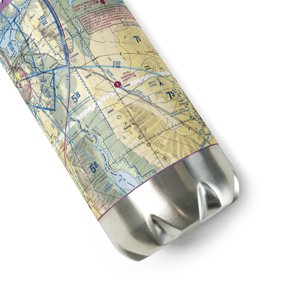 Triangle Airpark (AZ50) VFR Sectional Water Bottle 