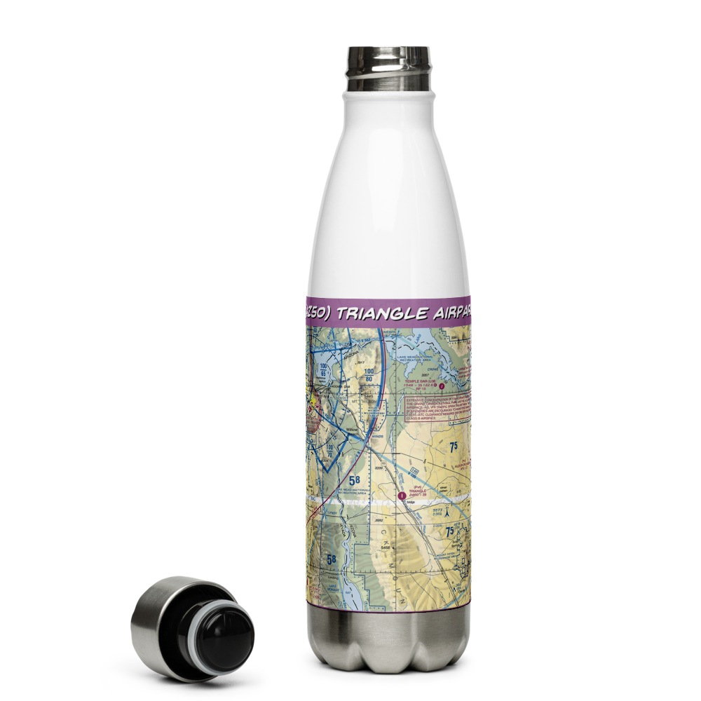 Triangle Airpark (AZ50) VFR Sectional Water Bottle 