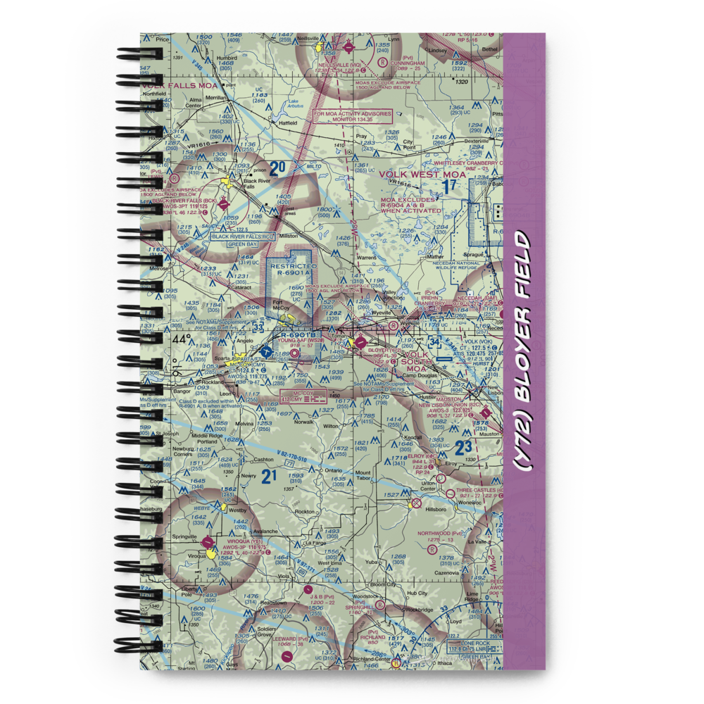Bloyer Field (Y72) VFR Sectional Notebook 