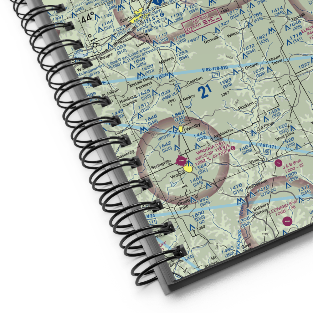 Bloyer Field (Y72) VFR Sectional Notebook 