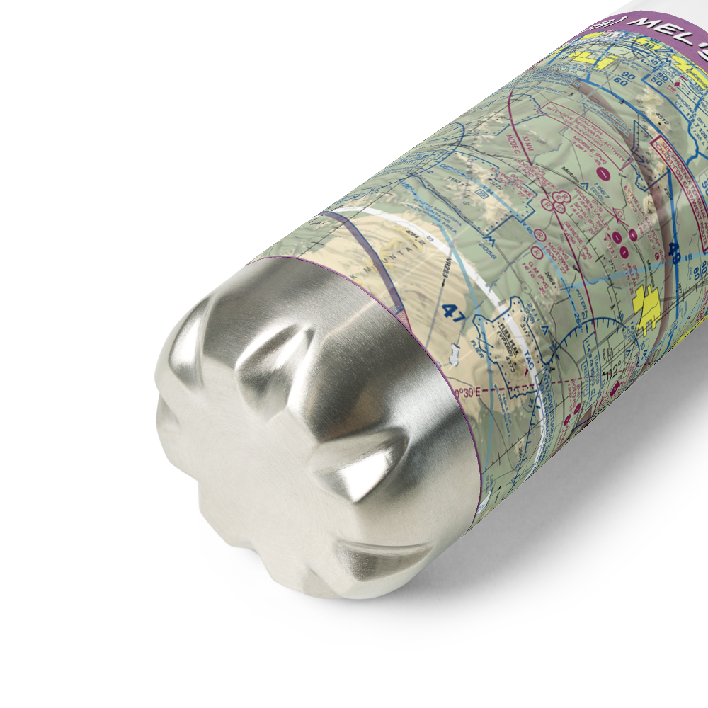 Mel's Ranch Airport (AZ78) VFR Sectional Water Bottle 