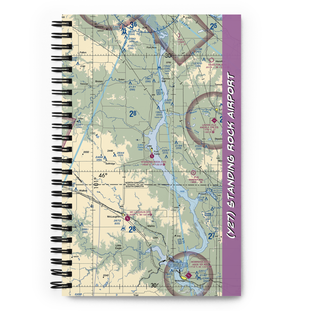 Standing Rock Airport (Y27) VFR Sectional Notebook 