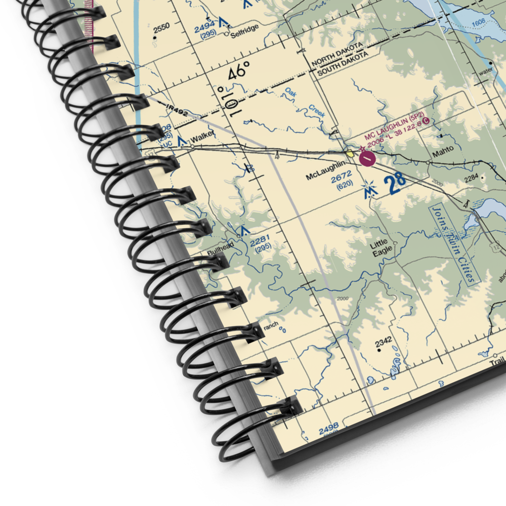 Standing Rock Airport (Y27) VFR Sectional Notebook 