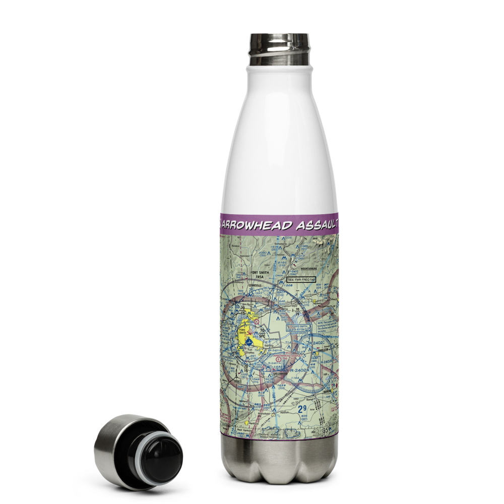 Arrowhead Assault Strip (KAZU) VFR Sectional Water Bottle 
