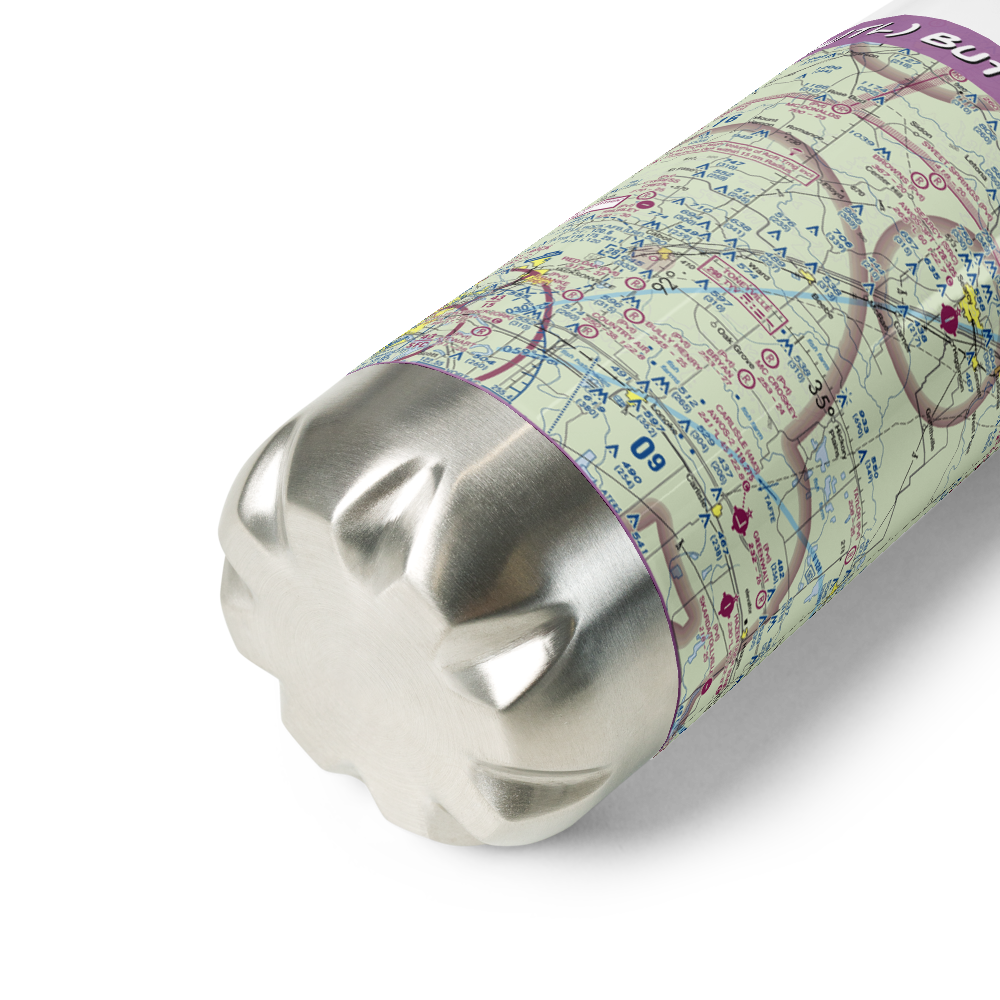 Butlerville Field (BUTL) VFR Sectional Water Bottle 