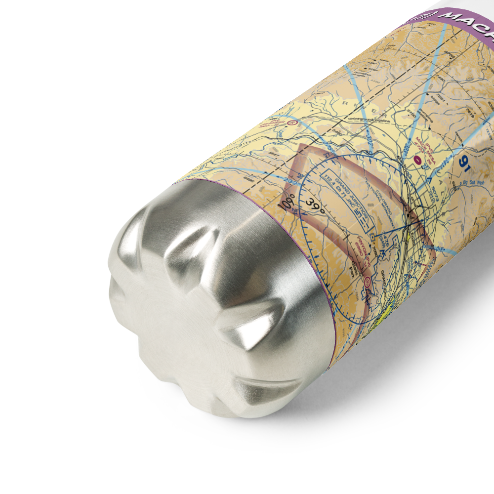 Mack Mesa Airport (C07) VFR Sectional Water Bottle 