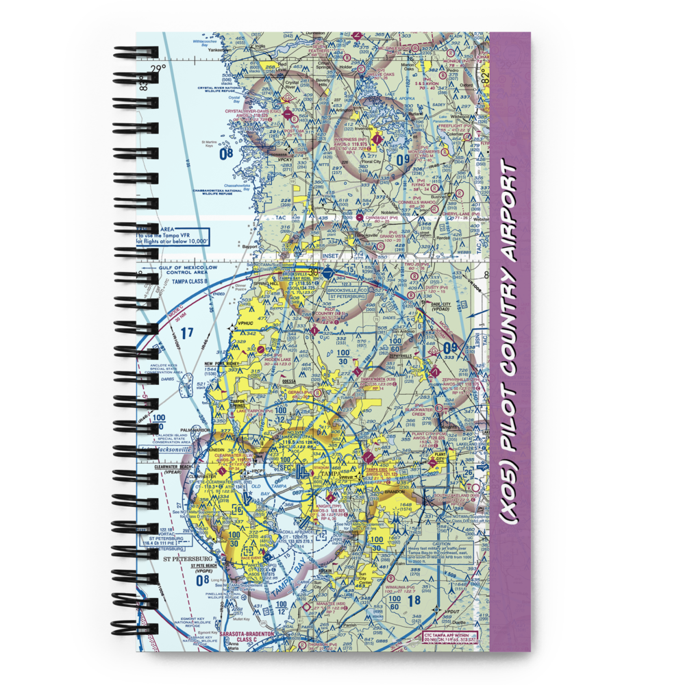 Pilot Country Airport (X05) VFR Sectional Notebook 