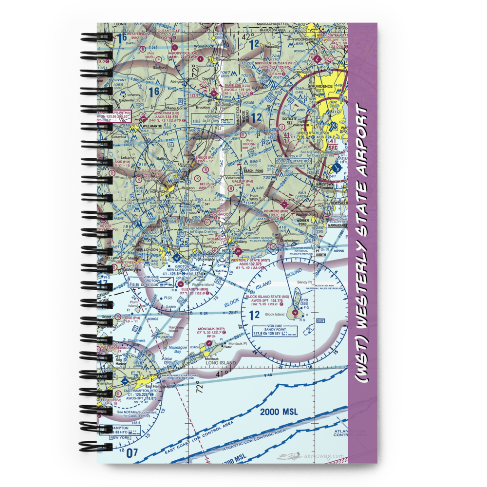 Westerly State Airport (WST) VFR Sectional Notebook 