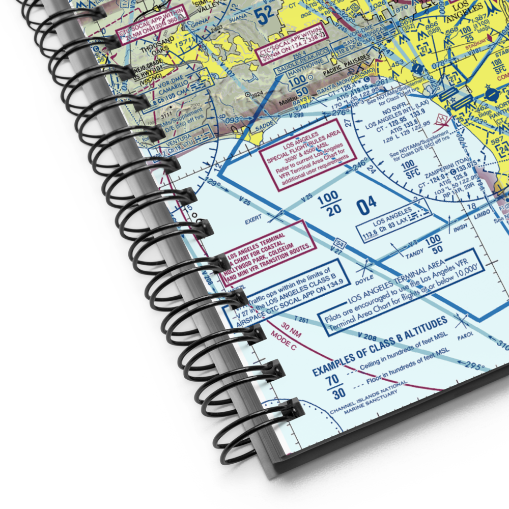 Whiteman Airport (WHP) VFR Sectional Notebook 