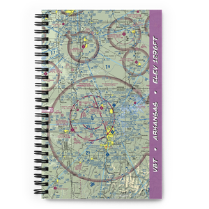 Bentonville Municipal-Louise M Thaden Field (VBT) VFR Sectional Notebook
