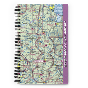 Dodge County Airport (UNU) VFR Sectional Notebook