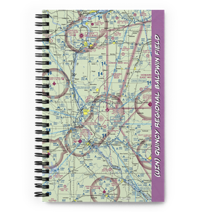 Quincy Regional Baldwin Field (UIN) VFR Sectional Notebook