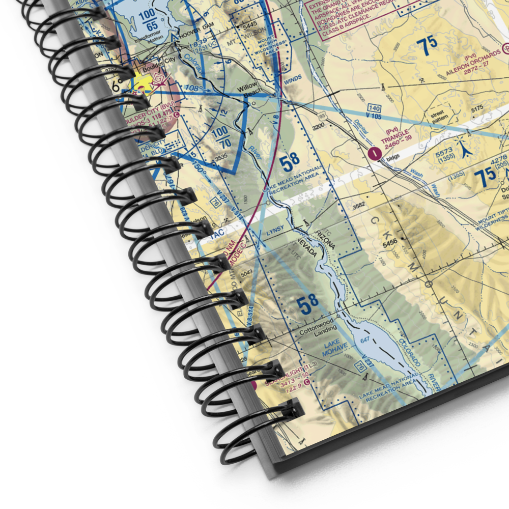 Temple Bar Airport (U30) VFR Sectional Notebook 