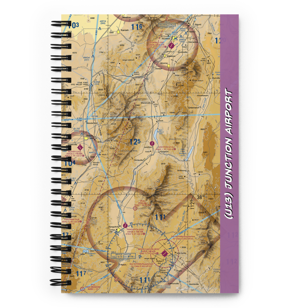 Junction Airport (U13) VFR Sectional Notebook 