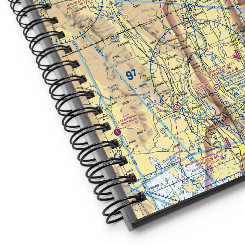 Preston Airport (U10) VFR Sectional Notebook 