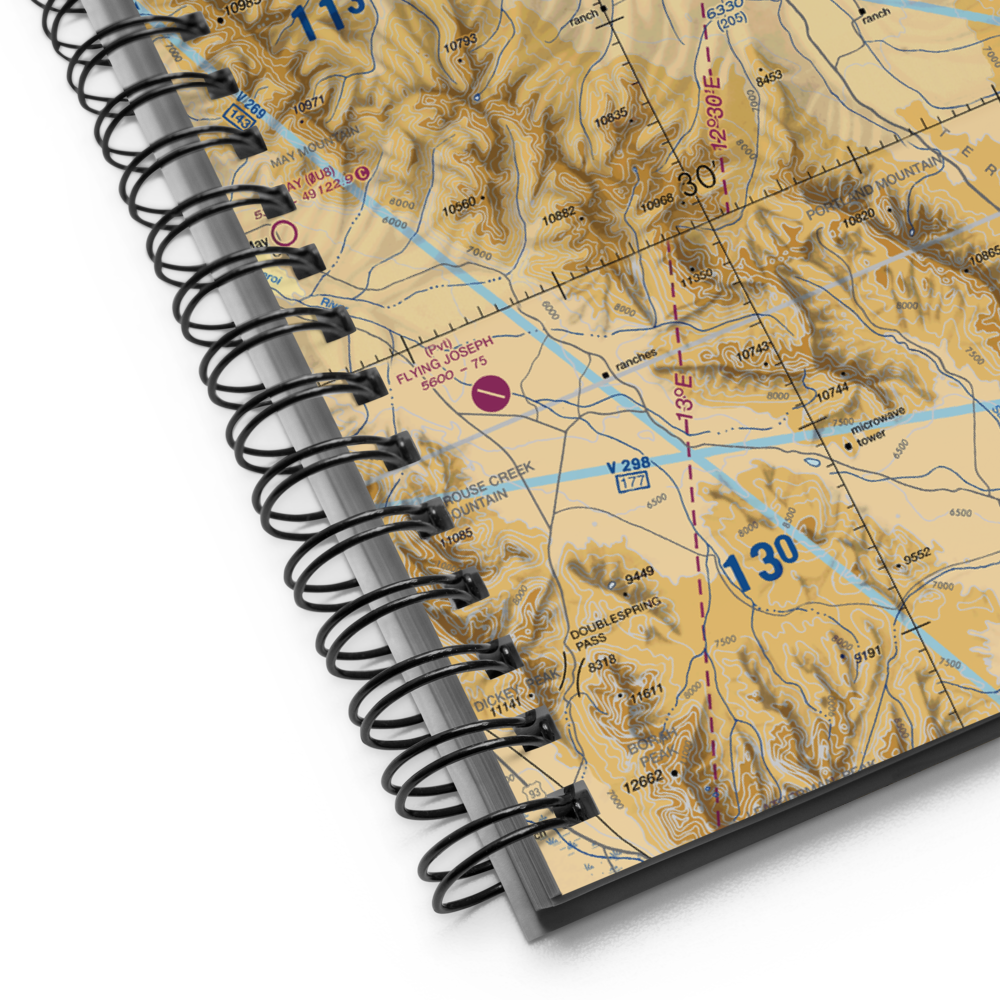 Leadore Airport (U00) VFR Sectional Notebook 