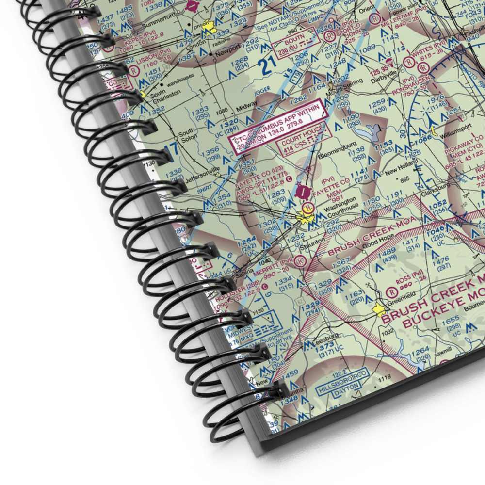 Bolton Field (TZR) VFR Sectional Notebook 