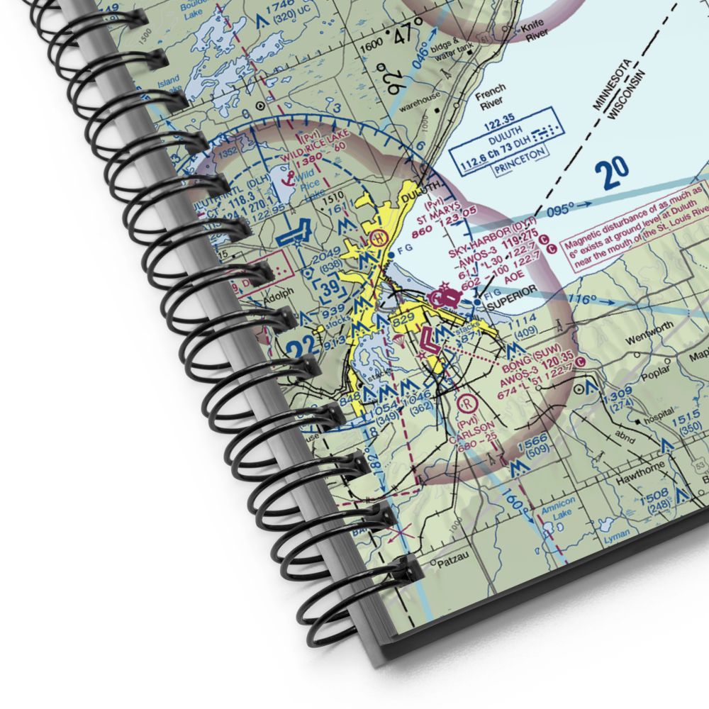 Richard B Helgeson Airport (TWM) VFR Sectional Notebook 