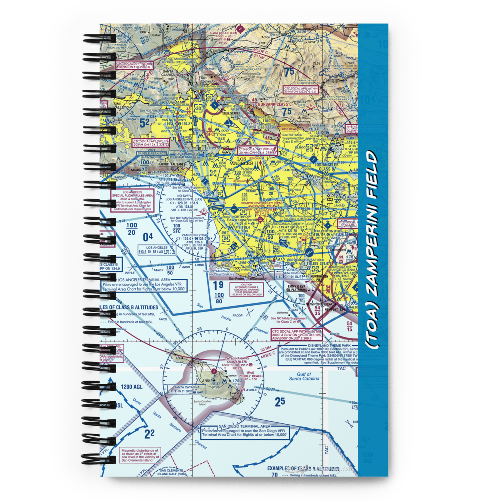 Zamperini Field (TOA) VFR Sectional Notebook 