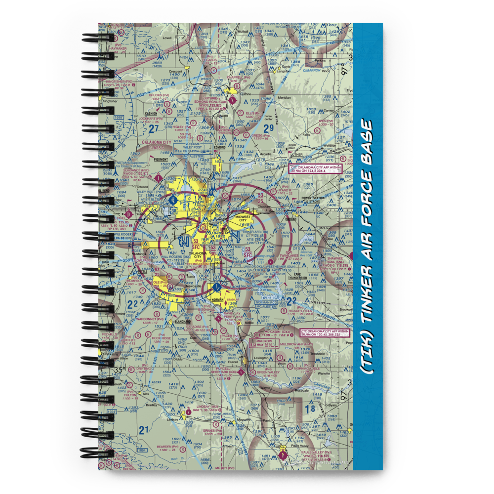 Tinker Air Force Base (TIK) VFR Sectional Notebook 