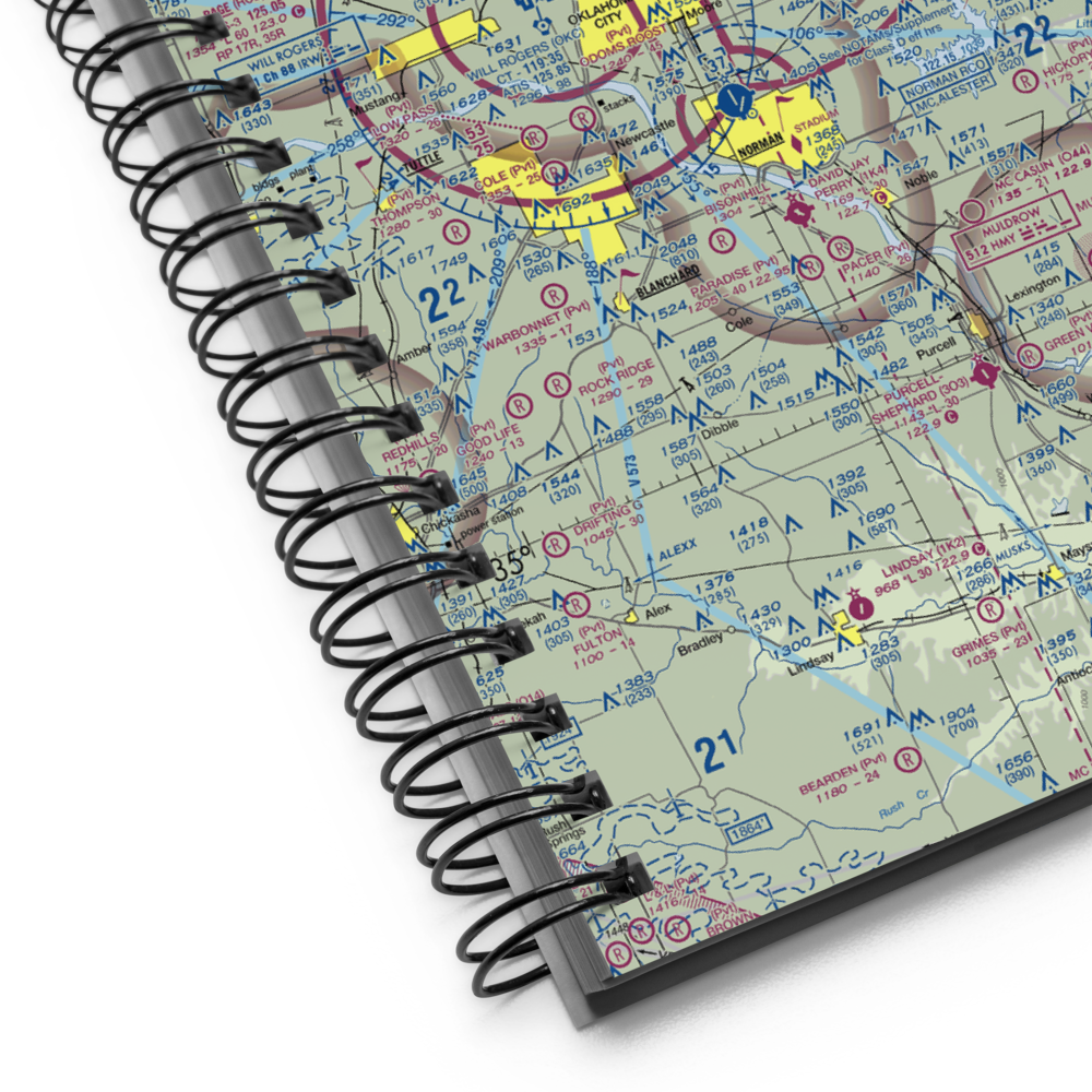 Tinker Air Force Base (TIK) VFR Sectional Notebook 