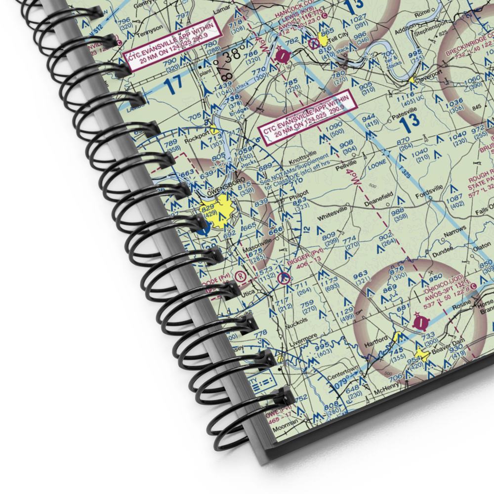 Perry County Municipal Airport (TEL) VFR Sectional Notebook 