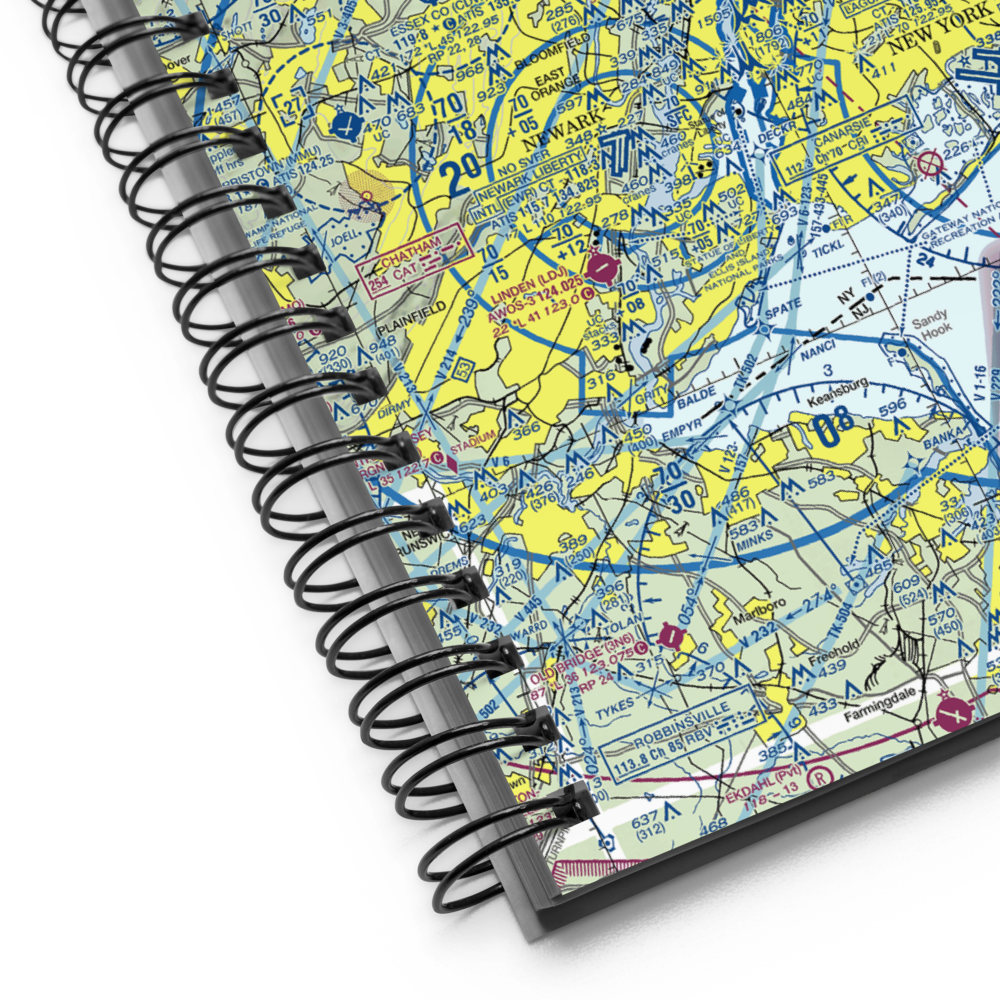 Teterboro Airport (TEB) VFR Sectional Notebook 