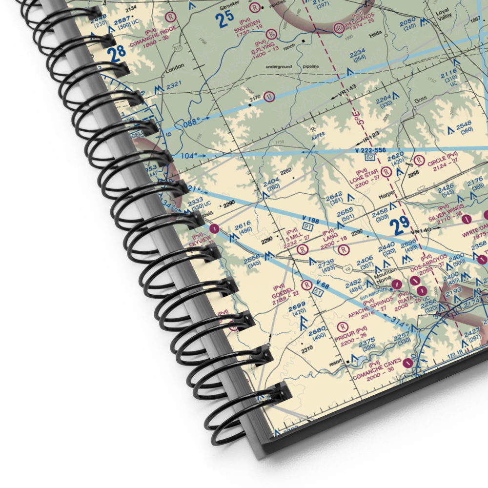 Mason County Airport (T92) VFR Sectional Notebook 