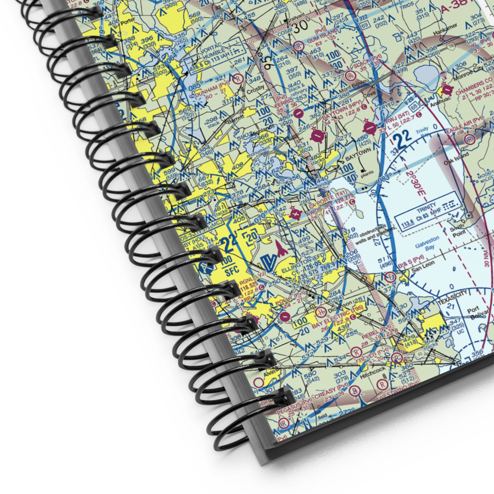 Liberty Municipal Airport (T78) VFR Sectional Notebook 