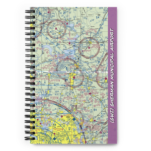 Sherman Municipal Airport (SWI) VFR Sectional Notebook