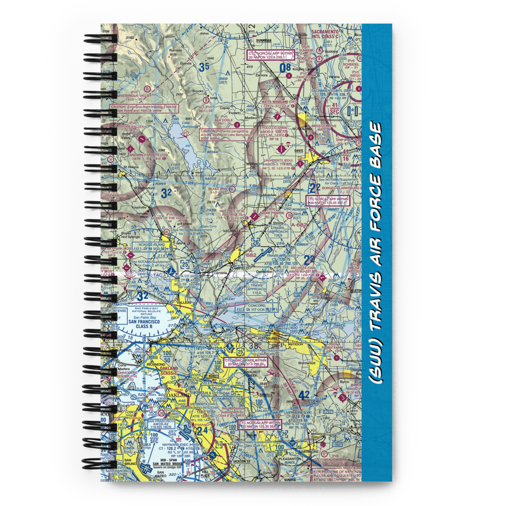 Travis Air Force Base (SUU) VFR Sectional Notebook 