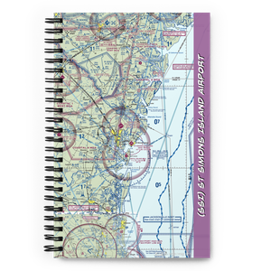 St Simons Island Airport (SSI) VFR Sectional Notebook