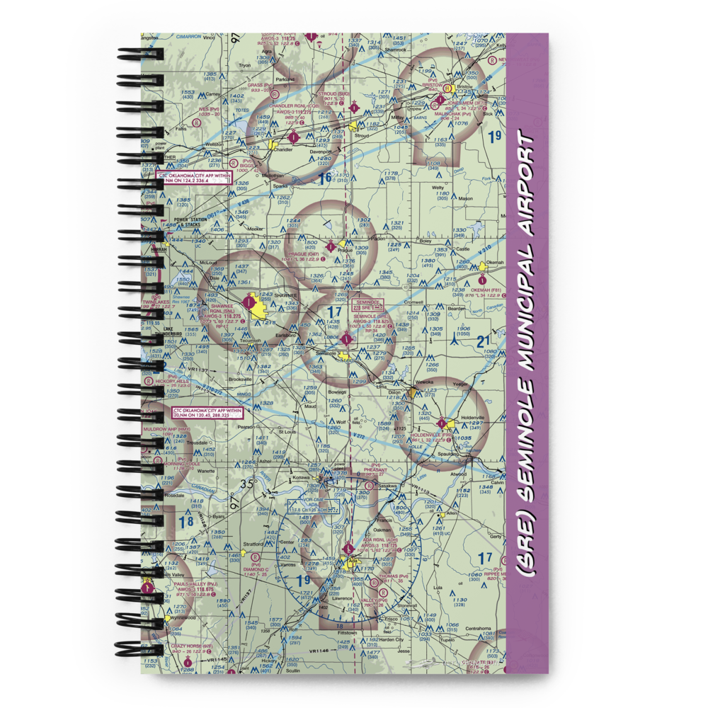Seminole Municipal Airport (SRE) VFR Sectional Notebook 