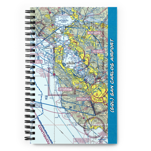 San Carlos Airport (SQL) VFR Sectional Notebook