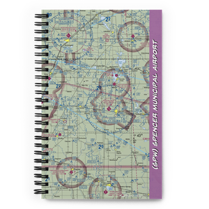 Spencer Municipal Airport (SPW) VFR Sectional Notebook