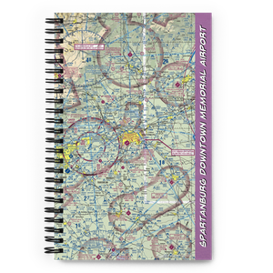Spartanburg Downtown Memorial Airport (SPA) VFR Sectional Notebook