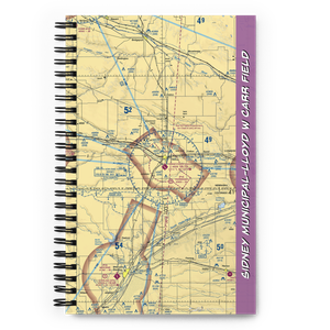 Sidney Municipal-Lloyd W Carr Field (SNY) VFR Sectional Notebook