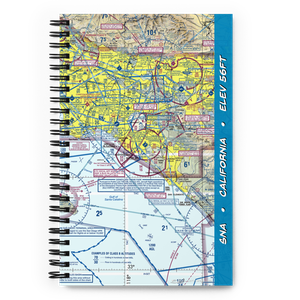 John Wayne Airport-Orange County Airport (SNA) VFR Sectional Notebook